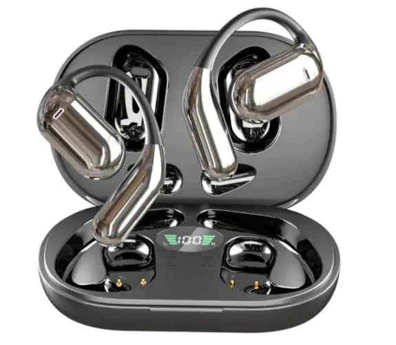 Ear-Mounted Bluetooth Earbuds with LED Display NovaLuxShop