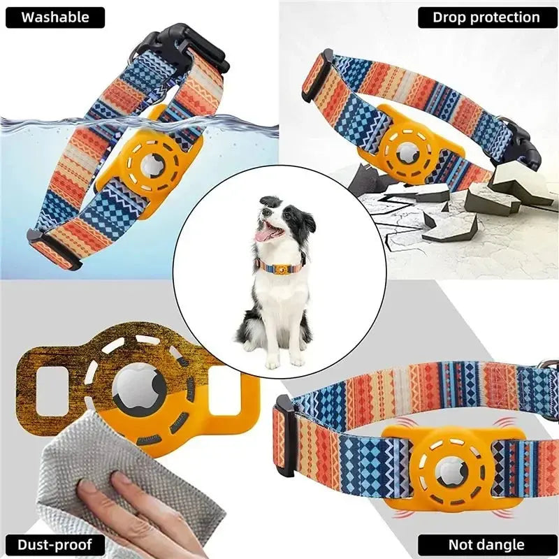Digital Printing Collar for Apple Airtag - Pets Accessories NovaLuxShop