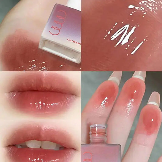 DAIMANPU Small Ice Cube Jelly Lip Lacquer Lip Gloss NovaLuxShop