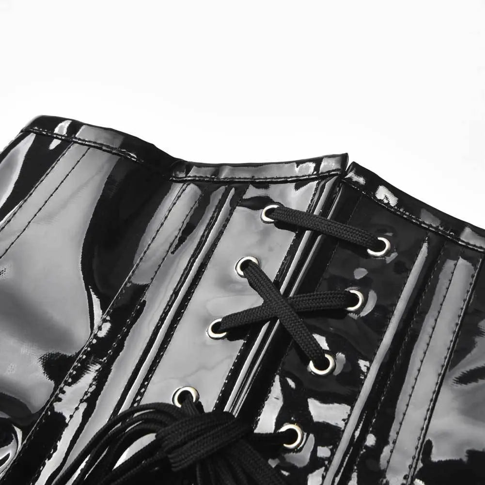 Sexy Short PU Leather Waist Clip Corset for Women NovaLuxShop