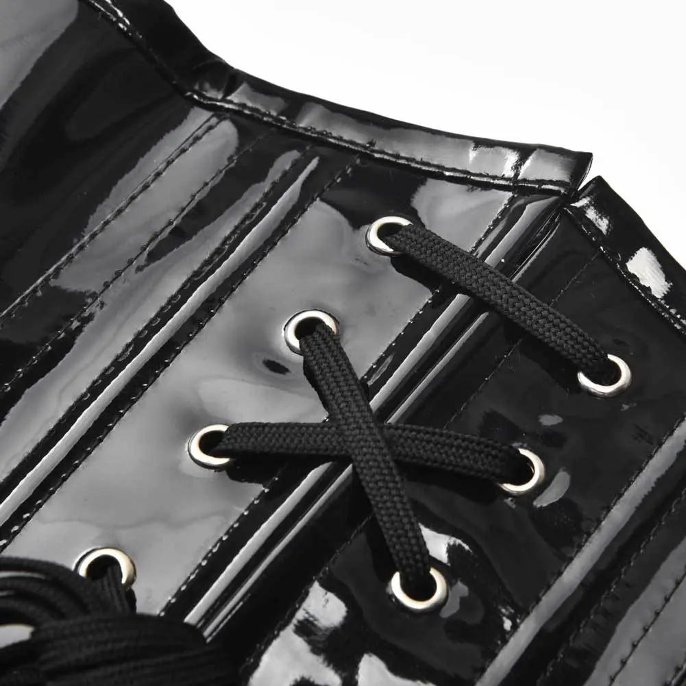 Sexy Short PU Leather Waist Clip Corset for Women NovaLuxShop