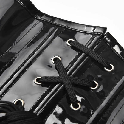 Sexy Short PU Leather Waist Clip Corset for Women NovaLuxShop