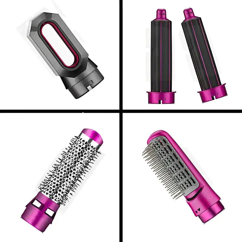 5-in-1 Automatic Hot Air Comb for Curling & Straightening NovaLuxShop