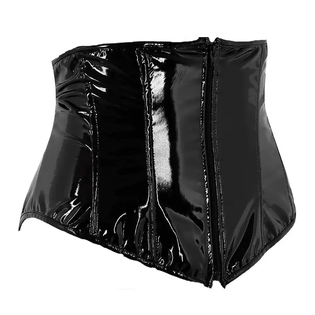 Sexy Short PU Leather Waist Clip Corset for Women NovaLuxShop