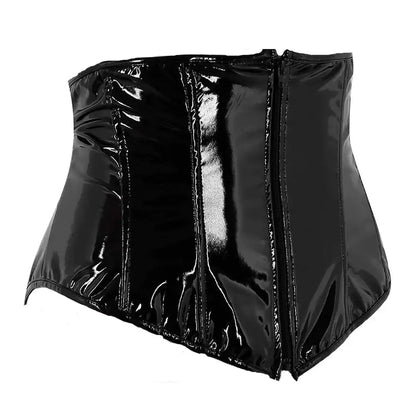 Sexy Short PU Leather Waist Clip Corset for Women NovaLuxShop
