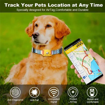 Digital Printing Collar for Apple Airtag - Pets Accessories NovaLuxShop