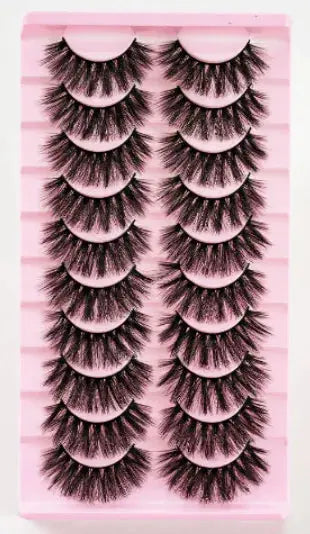 10 Pairs 3D Fluffy Faux Mink Thick Curling Lashes NovaLuxShop